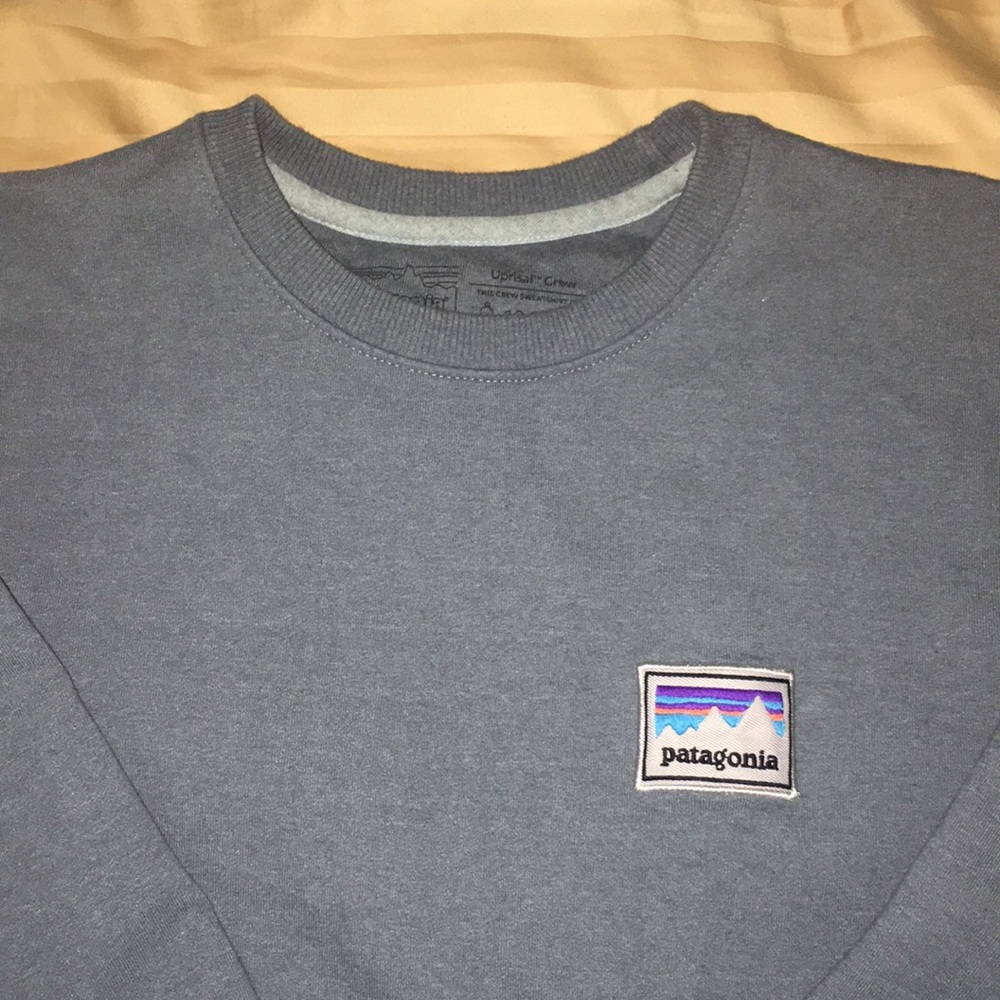 LIKE NEW Patagonia Sticker Patch Crew Neck (M)